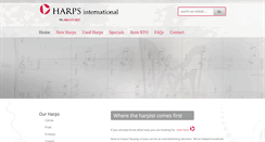 Desktop Screenshot of harps-international.com